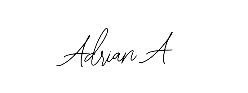 How to make Adrian A signature? Bearetta-2O07w is a professional autograph style. Create handwritten signature for Adrian A name. Adrian A signature style 12 images and pictures png