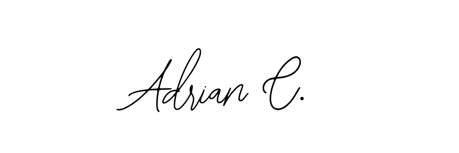 How to make Adrian C. signature? Bearetta-2O07w is a professional autograph style. Create handwritten signature for Adrian C. name. Adrian C. signature style 12 images and pictures png