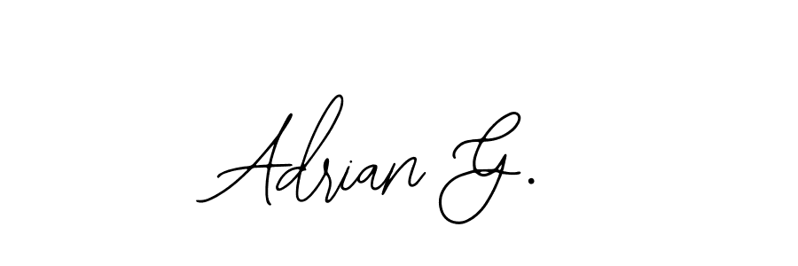 Make a beautiful signature design for name Adrian G.. Use this online signature maker to create a handwritten signature for free. Adrian G. signature style 12 images and pictures png