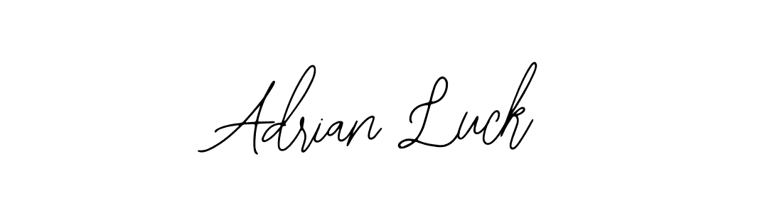 How to make Adrian Luck name signature. Use Bearetta-2O07w style for creating short signs online. This is the latest handwritten sign. Adrian Luck signature style 12 images and pictures png