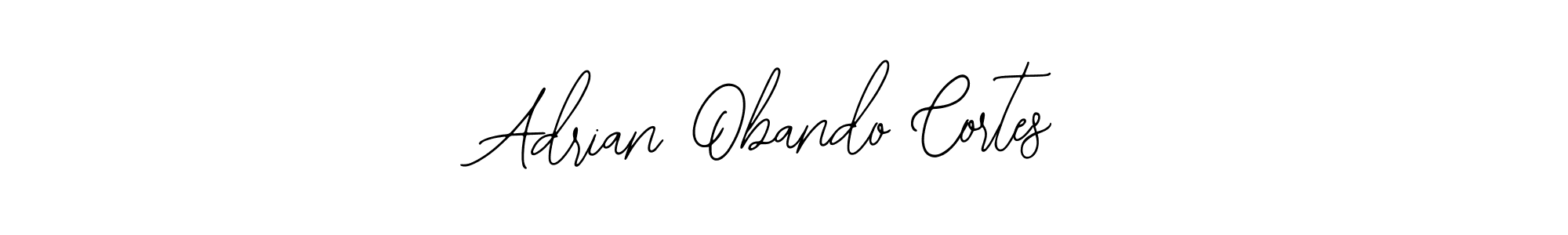 How to make Adrian Obando Cortes name signature. Use Bearetta-2O07w style for creating short signs online. This is the latest handwritten sign. Adrian Obando Cortes signature style 12 images and pictures png