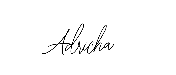 You should practise on your own different ways (Bearetta-2O07w) to write your name (Adricha) in signature. don't let someone else do it for you. Adricha signature style 12 images and pictures png