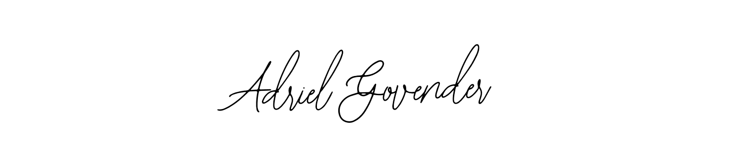 The best way (Bearetta-2O07w) to make a short signature is to pick only two or three words in your name. The name Adriel Govender include a total of six letters. For converting this name. Adriel Govender signature style 12 images and pictures png