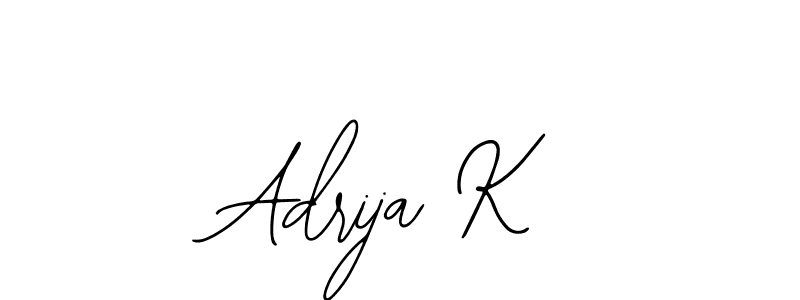 Make a short Adrija K signature style. Manage your documents anywhere anytime using Bearetta-2O07w. Create and add eSignatures, submit forms, share and send files easily. Adrija K signature style 12 images and pictures png