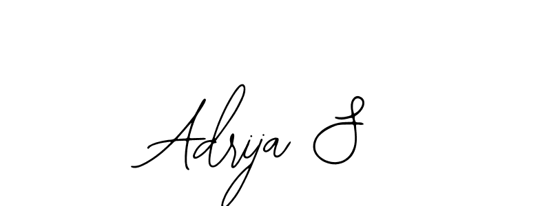 It looks lik you need a new signature style for name Adrija S. Design unique handwritten (Bearetta-2O07w) signature with our free signature maker in just a few clicks. Adrija S signature style 12 images and pictures png