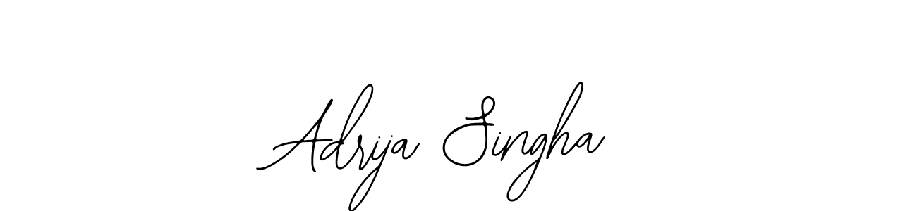 The best way (Bearetta-2O07w) to make a short signature is to pick only two or three words in your name. The name Adrija Singha include a total of six letters. For converting this name. Adrija Singha signature style 12 images and pictures png