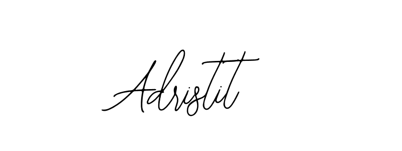 How to make Adristit name signature. Use Bearetta-2O07w style for creating short signs online. This is the latest handwritten sign. Adristit signature style 12 images and pictures png