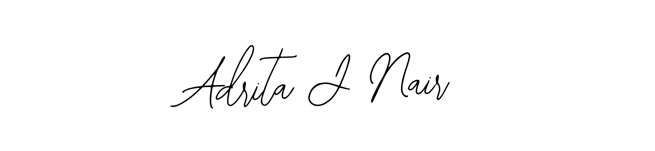 Bearetta-2O07w is a professional signature style that is perfect for those who want to add a touch of class to their signature. It is also a great choice for those who want to make their signature more unique. Get Adrita J Nair name to fancy signature for free. Adrita J Nair signature style 12 images and pictures png