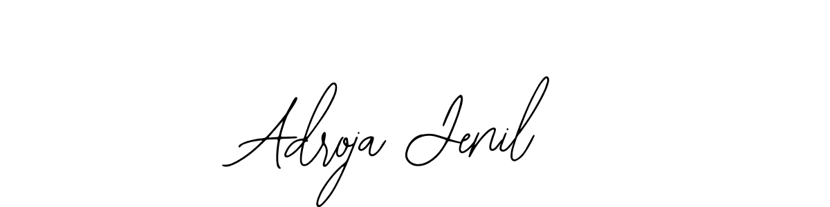 How to make Adroja Jenil signature? Bearetta-2O07w is a professional autograph style. Create handwritten signature for Adroja Jenil name. Adroja Jenil signature style 12 images and pictures png