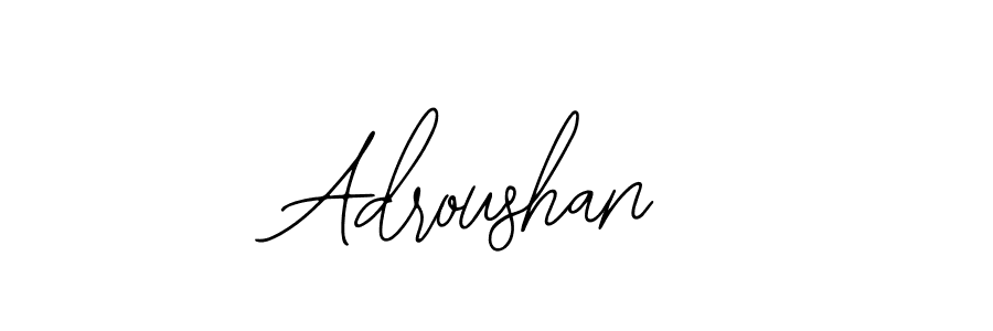 Make a beautiful signature design for name Adroushan. Use this online signature maker to create a handwritten signature for free. Adroushan signature style 12 images and pictures png
