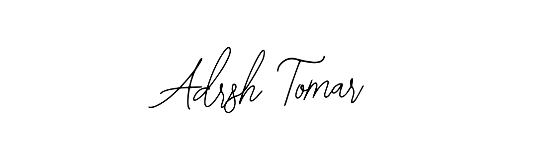 The best way (Bearetta-2O07w) to make a short signature is to pick only two or three words in your name. The name Adrsh Tomar include a total of six letters. For converting this name. Adrsh Tomar signature style 12 images and pictures png