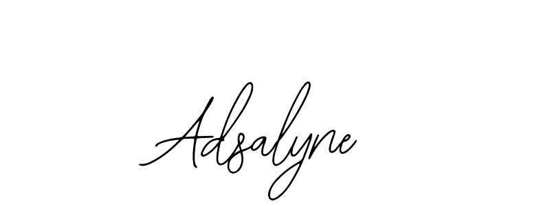 How to make Adsalyne signature? Bearetta-2O07w is a professional autograph style. Create handwritten signature for Adsalyne name. Adsalyne signature style 12 images and pictures png