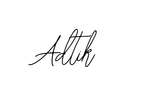 You should practise on your own different ways (Bearetta-2O07w) to write your name (Adtik) in signature. don't let someone else do it for you. Adtik signature style 12 images and pictures png