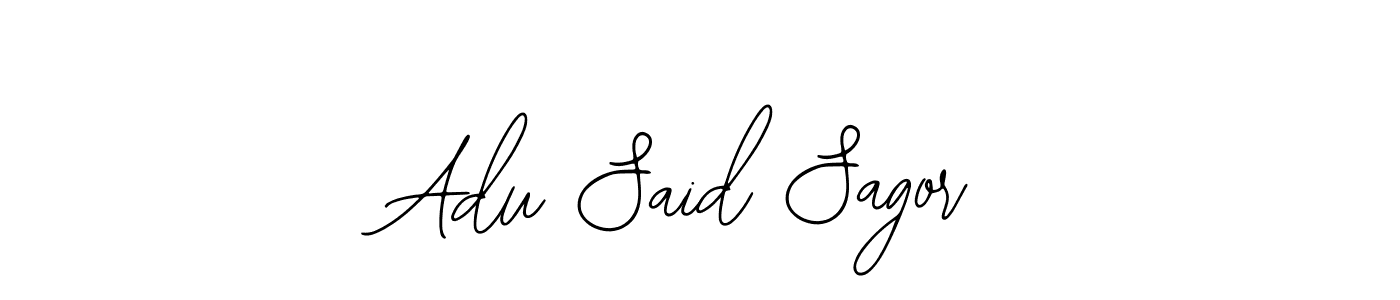 Also You can easily find your signature by using the search form. We will create Adu Said Sagor name handwritten signature images for you free of cost using Bearetta-2O07w sign style. Adu Said Sagor signature style 12 images and pictures png