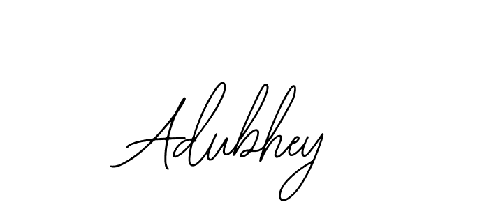 The best way (Bearetta-2O07w) to make a short signature is to pick only two or three words in your name. The name Adubhey include a total of six letters. For converting this name. Adubhey signature style 12 images and pictures png