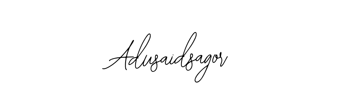 How to make Adusaidsagor signature? Bearetta-2O07w is a professional autograph style. Create handwritten signature for Adusaidsagor name. Adusaidsagor signature style 12 images and pictures png