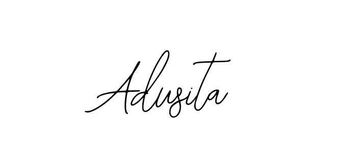 Use a signature maker to create a handwritten signature online. With this signature software, you can design (Bearetta-2O07w) your own signature for name Adusita. Adusita signature style 12 images and pictures png