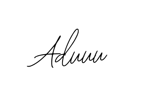 if you are searching for the best signature style for your name Aduuu. so please give up your signature search. here we have designed multiple signature styles  using Bearetta-2O07w. Aduuu signature style 12 images and pictures png