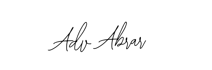 Make a beautiful signature design for name Adv Abrar. Use this online signature maker to create a handwritten signature for free. Adv Abrar signature style 12 images and pictures png