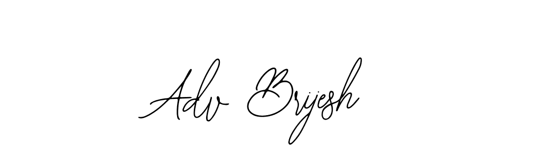 Design your own signature with our free online signature maker. With this signature software, you can create a handwritten (Bearetta-2O07w) signature for name Adv Brijesh. Adv Brijesh signature style 12 images and pictures png