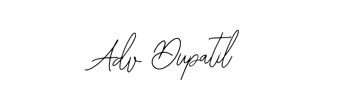 You should practise on your own different ways (Bearetta-2O07w) to write your name (Adv Dupatil) in signature. don't let someone else do it for you. Adv Dupatil signature style 12 images and pictures png