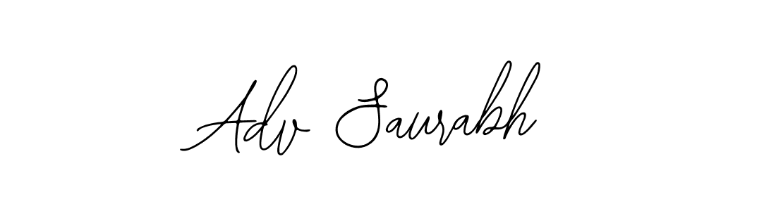 Create a beautiful signature design for name Adv Saurabh. With this signature (Bearetta-2O07w) fonts, you can make a handwritten signature for free. Adv Saurabh signature style 12 images and pictures png