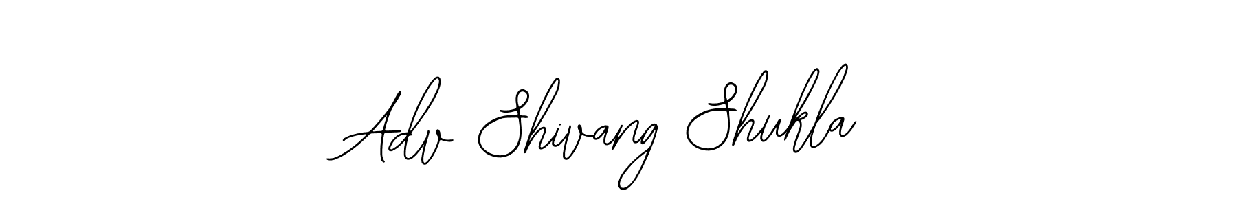 The best way (Bearetta-2O07w) to make a short signature is to pick only two or three words in your name. The name Adv Shivang Shukla include a total of six letters. For converting this name. Adv Shivang Shukla signature style 12 images and pictures png