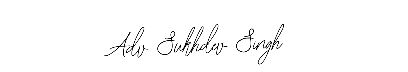 How to make Adv Sukhdev Singh signature? Bearetta-2O07w is a professional autograph style. Create handwritten signature for Adv Sukhdev Singh name. Adv Sukhdev Singh signature style 12 images and pictures png