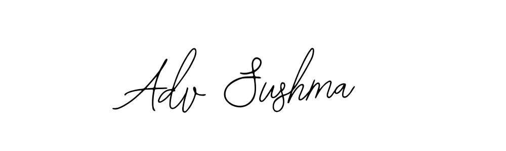 Make a beautiful signature design for name Adv Sushma. Use this online signature maker to create a handwritten signature for free. Adv Sushma signature style 12 images and pictures png
