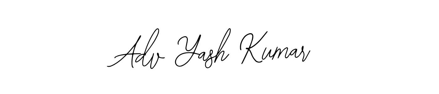 Use a signature maker to create a handwritten signature online. With this signature software, you can design (Bearetta-2O07w) your own signature for name Adv Yash Kumar. Adv Yash Kumar signature style 12 images and pictures png