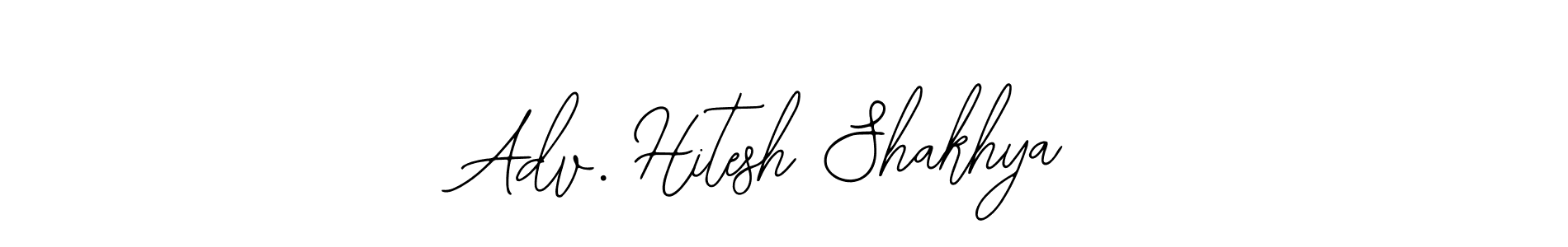 Here are the top 10 professional signature styles for the name Adv. Hitesh Shakhya. These are the best autograph styles you can use for your name. Adv. Hitesh Shakhya signature style 12 images and pictures png