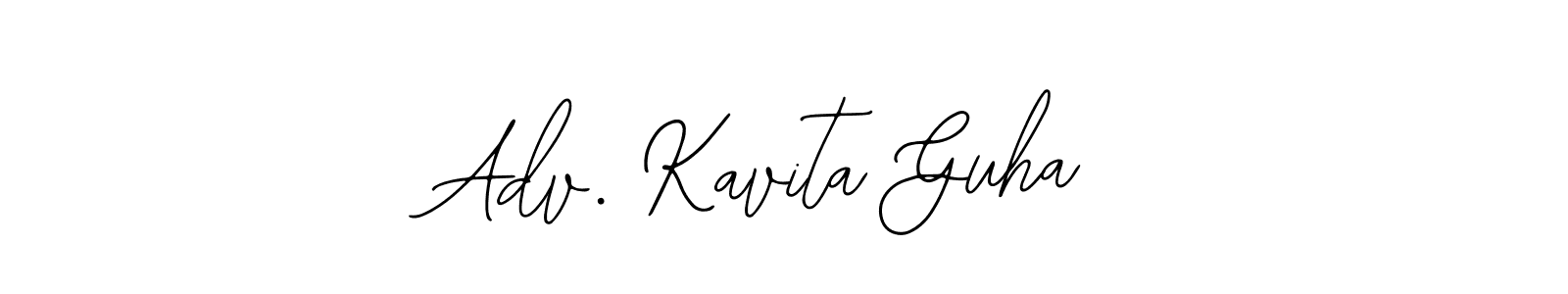 Make a beautiful signature design for name Adv. Kavita Guha. Use this online signature maker to create a handwritten signature for free. Adv. Kavita Guha signature style 12 images and pictures png
