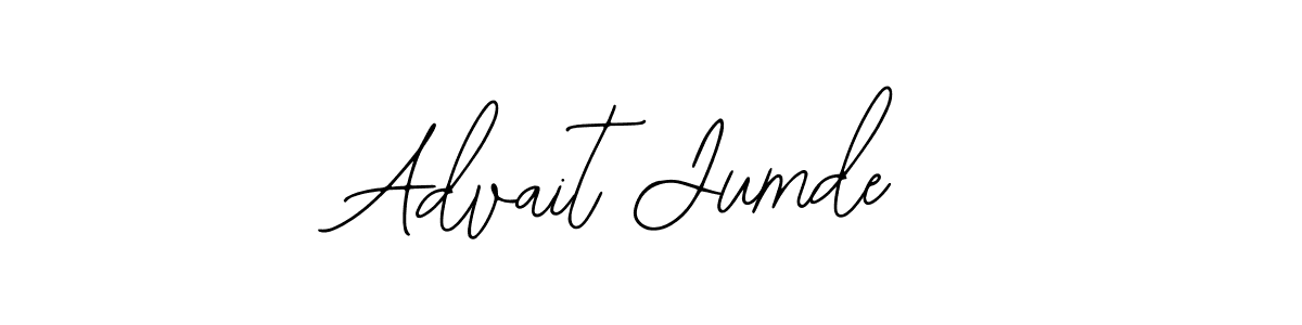 Advait Jumde stylish signature style. Best Handwritten Sign (Bearetta-2O07w) for my name. Handwritten Signature Collection Ideas for my name Advait Jumde. Advait Jumde signature style 12 images and pictures png