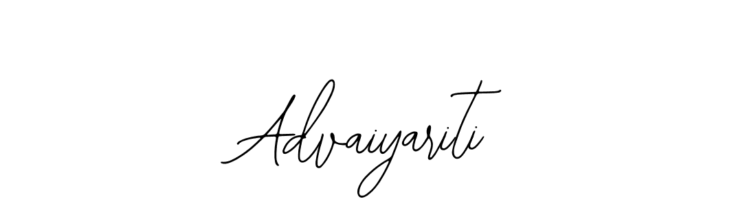 Advaiyariti stylish signature style. Best Handwritten Sign (Bearetta-2O07w) for my name. Handwritten Signature Collection Ideas for my name Advaiyariti. Advaiyariti signature style 12 images and pictures png