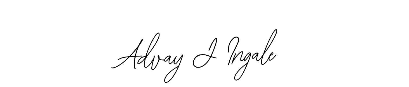 if you are searching for the best signature style for your name Advay J Ingale. so please give up your signature search. here we have designed multiple signature styles  using Bearetta-2O07w. Advay J Ingale signature style 12 images and pictures png