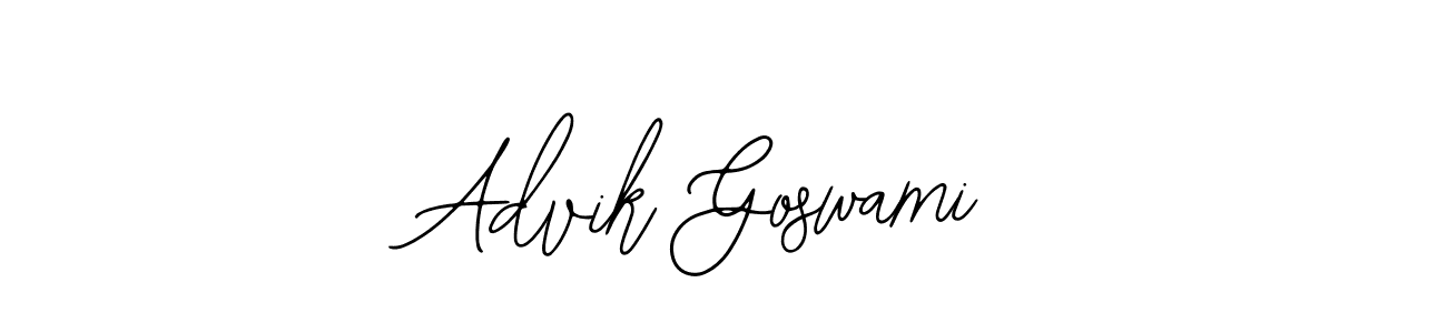Design your own signature with our free online signature maker. With this signature software, you can create a handwritten (Bearetta-2O07w) signature for name Advik Goswami. Advik Goswami signature style 12 images and pictures png