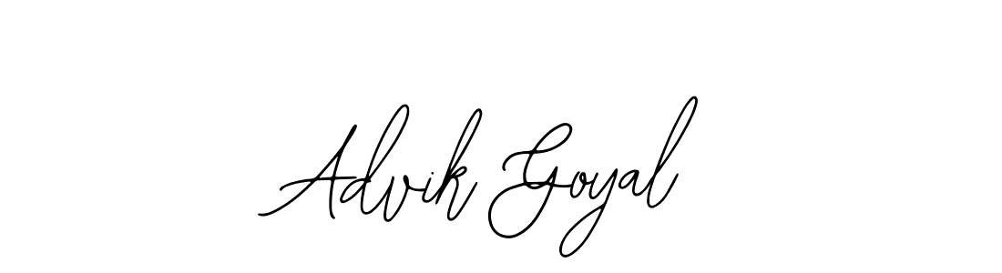 Advik Goyal stylish signature style. Best Handwritten Sign (Bearetta-2O07w) for my name. Handwritten Signature Collection Ideas for my name Advik Goyal. Advik Goyal signature style 12 images and pictures png