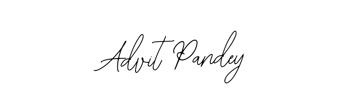 You should practise on your own different ways (Bearetta-2O07w) to write your name (Advit Pandey) in signature. don't let someone else do it for you. Advit Pandey signature style 12 images and pictures png