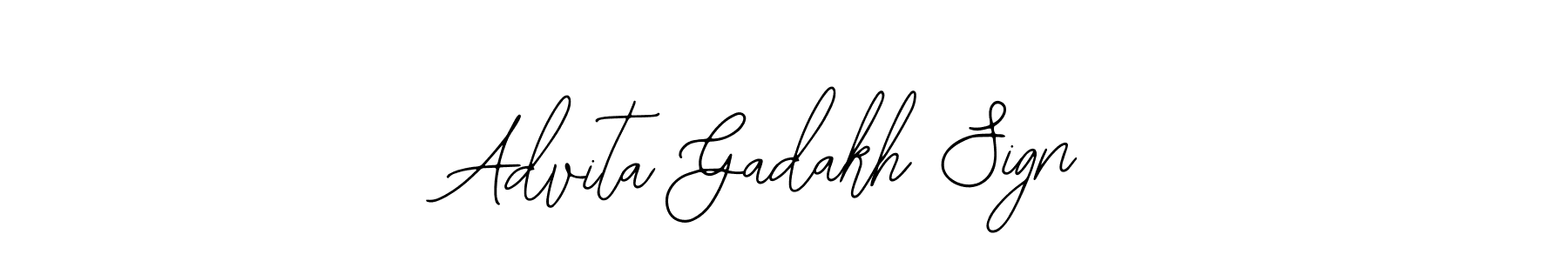 Make a beautiful signature design for name Advita Gadakh Sign. With this signature (Bearetta-2O07w) style, you can create a handwritten signature for free. Advita Gadakh Sign signature style 12 images and pictures png
