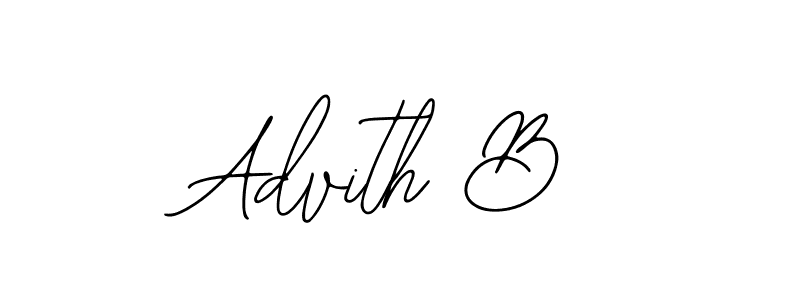 The best way (Bearetta-2O07w) to make a short signature is to pick only two or three words in your name. The name Advith B include a total of six letters. For converting this name. Advith B signature style 12 images and pictures png