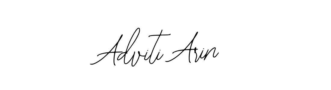 Similarly Bearetta-2O07w is the best handwritten signature design. Signature creator online .You can use it as an online autograph creator for name Adviti Arin. Adviti Arin signature style 12 images and pictures png