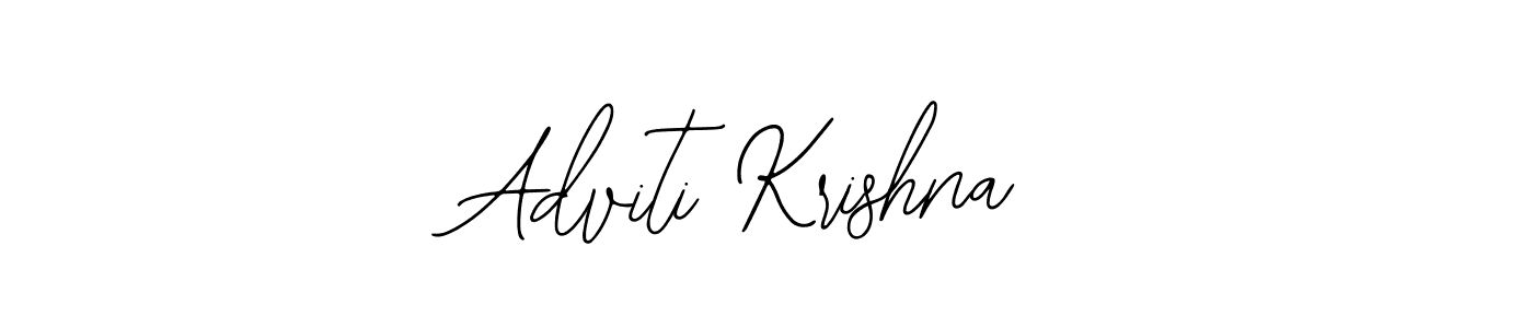 Also we have Adviti Krishna name is the best signature style. Create professional handwritten signature collection using Bearetta-2O07w autograph style. Adviti Krishna signature style 12 images and pictures png
