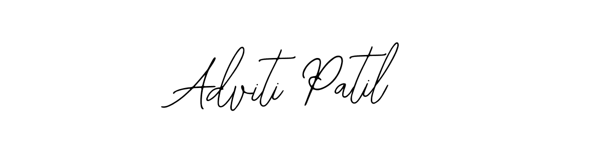 Also You can easily find your signature by using the search form. We will create Adviti Patil name handwritten signature images for you free of cost using Bearetta-2O07w sign style. Adviti Patil signature style 12 images and pictures png