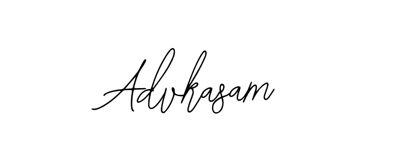The best way (Bearetta-2O07w) to make a short signature is to pick only two or three words in your name. The name Advkasam include a total of six letters. For converting this name. Advkasam signature style 12 images and pictures png
