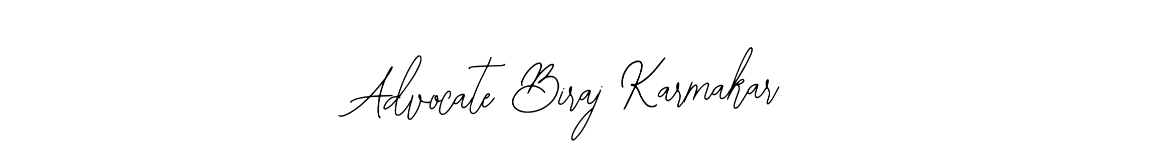 The best way (Bearetta-2O07w) to make a short signature is to pick only two or three words in your name. The name Advocate Biraj Karmakar include a total of six letters. For converting this name. Advocate Biraj Karmakar signature style 12 images and pictures png