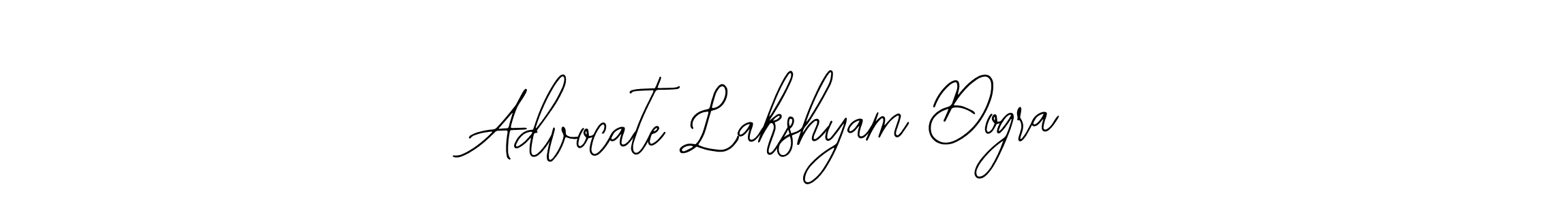 Make a beautiful signature design for name Advocate Lakshyam Dogra. With this signature (Bearetta-2O07w) style, you can create a handwritten signature for free. Advocate Lakshyam Dogra signature style 12 images and pictures png