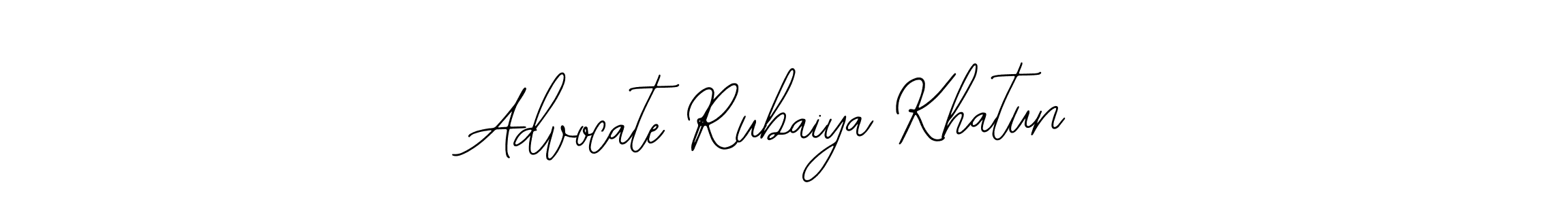 Similarly Bearetta-2O07w is the best handwritten signature design. Signature creator online .You can use it as an online autograph creator for name Advocate Rubaiya Khatun. Advocate Rubaiya Khatun signature style 12 images and pictures png