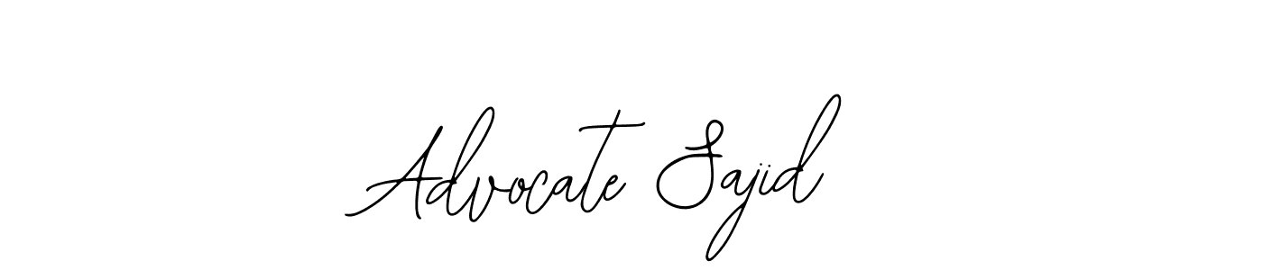 Make a beautiful signature design for name Advocate Sajid. Use this online signature maker to create a handwritten signature for free. Advocate Sajid signature style 12 images and pictures png