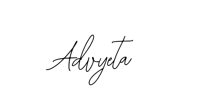 Use a signature maker to create a handwritten signature online. With this signature software, you can design (Bearetta-2O07w) your own signature for name Advyeta. Advyeta signature style 12 images and pictures png