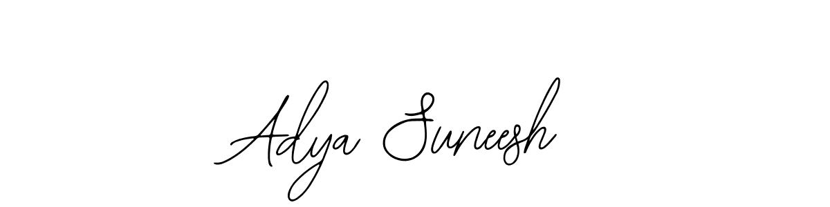 This is the best signature style for the Adya Suneesh name. Also you like these signature font (Bearetta-2O07w). Mix name signature. Adya Suneesh signature style 12 images and pictures png